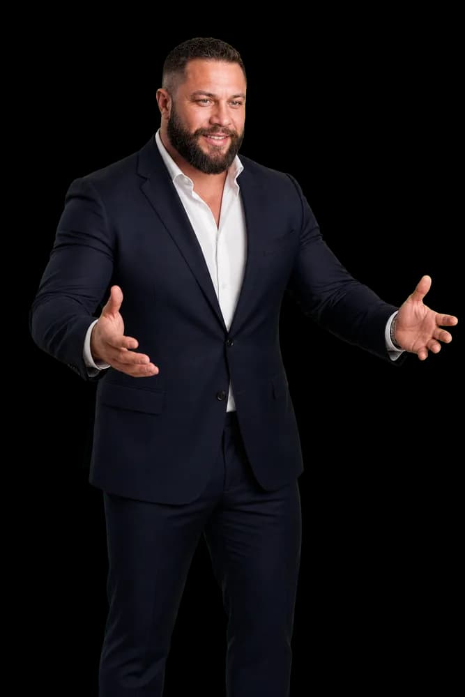 The Legendary Pathway founder, arms open